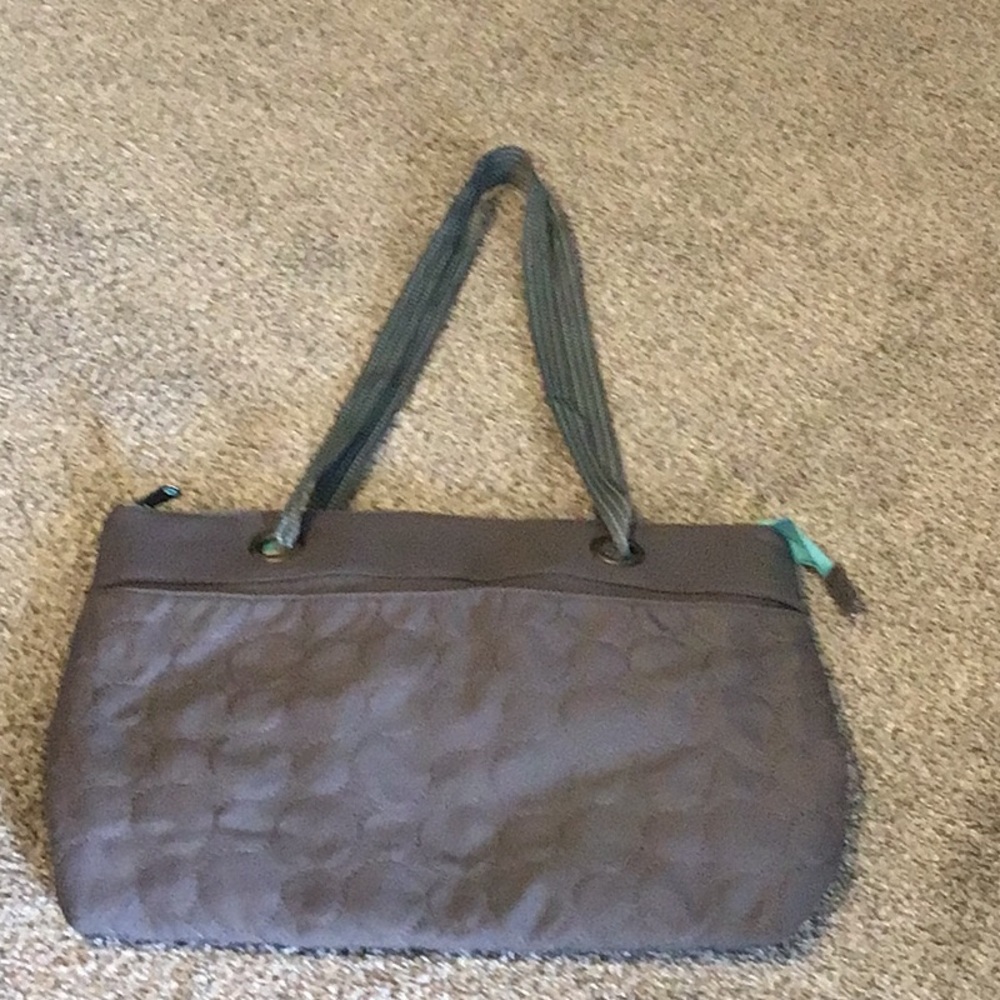 Thirtyone large gray expandable utility tote bag
